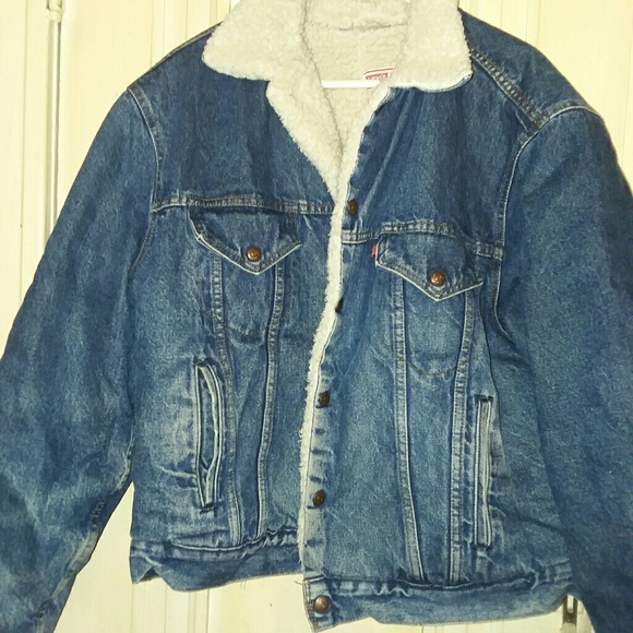 levi's sherpa trucker jacket mens